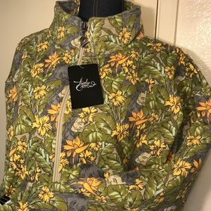 🌟 Printed zippered sweatshirt